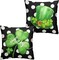 St Patricks Day Outdoor Pillow Covers 18x18 Set of 2 Green Shamrock Throw Pillow Cover Polka Dots Lucky Clover Hat Pillow Case St. Patrick's Day Farmhouse Pillowcases for Home Sofa Couch Decoration